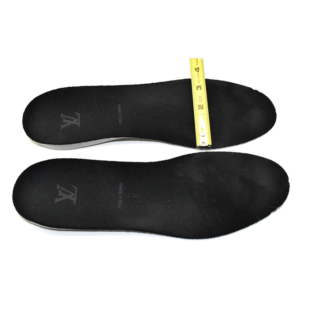 F0 Auth LOUIS VUITTON Black Suede & Leather LV Trainer Uniform Sneakers Size 6.5 - Picture 11 of 11